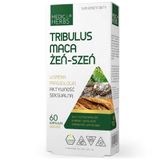 Medica Herbs Tribulus, Maca, Żeń-szeń, 60 kapsułek - miniaturka zdjęcia produktu