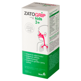 Zatogrip Kids 3+, syrop dla dzieci, smak malinowy, 120 ml USZKODZONE OPAKOWANIE - miniaturka zdjęcia produktu