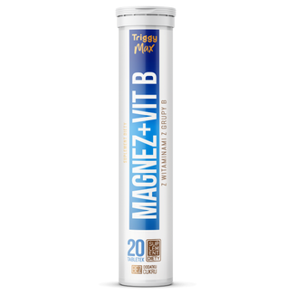 Triggy Magnez + Vit. B, smak czarnej porzeczki, 20 tabletek musujących - zdjęcie produktu