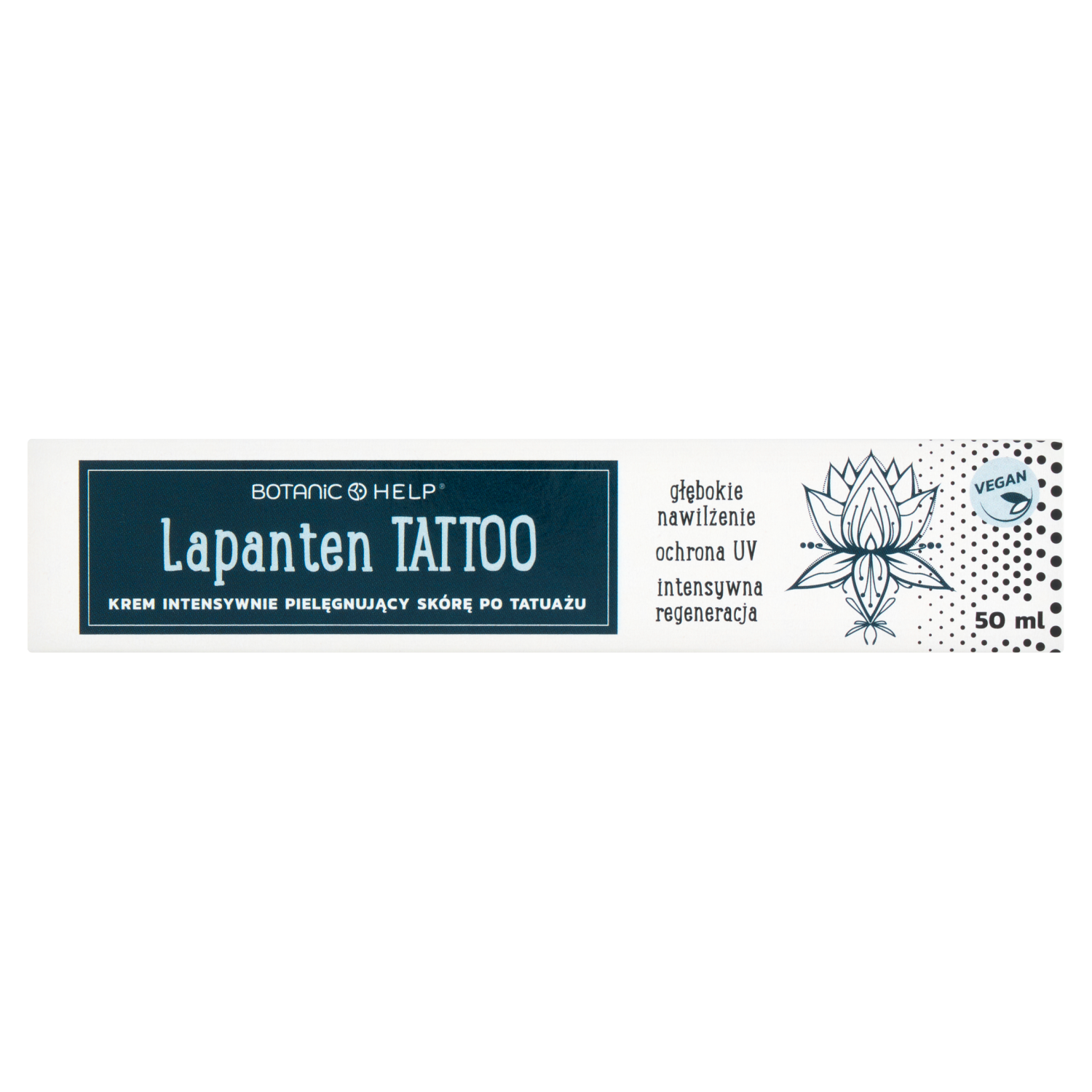 Botanic Help Botanic Help Lapanten Tattoo, krem intensywnie pielęgnujący skórę po tatuażu i makijażu permanentnym, 50 ml — Inhaltsstoffe und Bewertung
