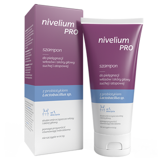 Nivelium Pro, szampon do pielęgnacji włosów i skóry głowy suchej i atopowej, od 1 dnia życia, 150 ml - zdjęcie produktu