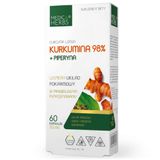 Medica Herbs Kurkumina 98% + Piperyna, 60 kapsułek - miniaturka zdjęcia produktu
