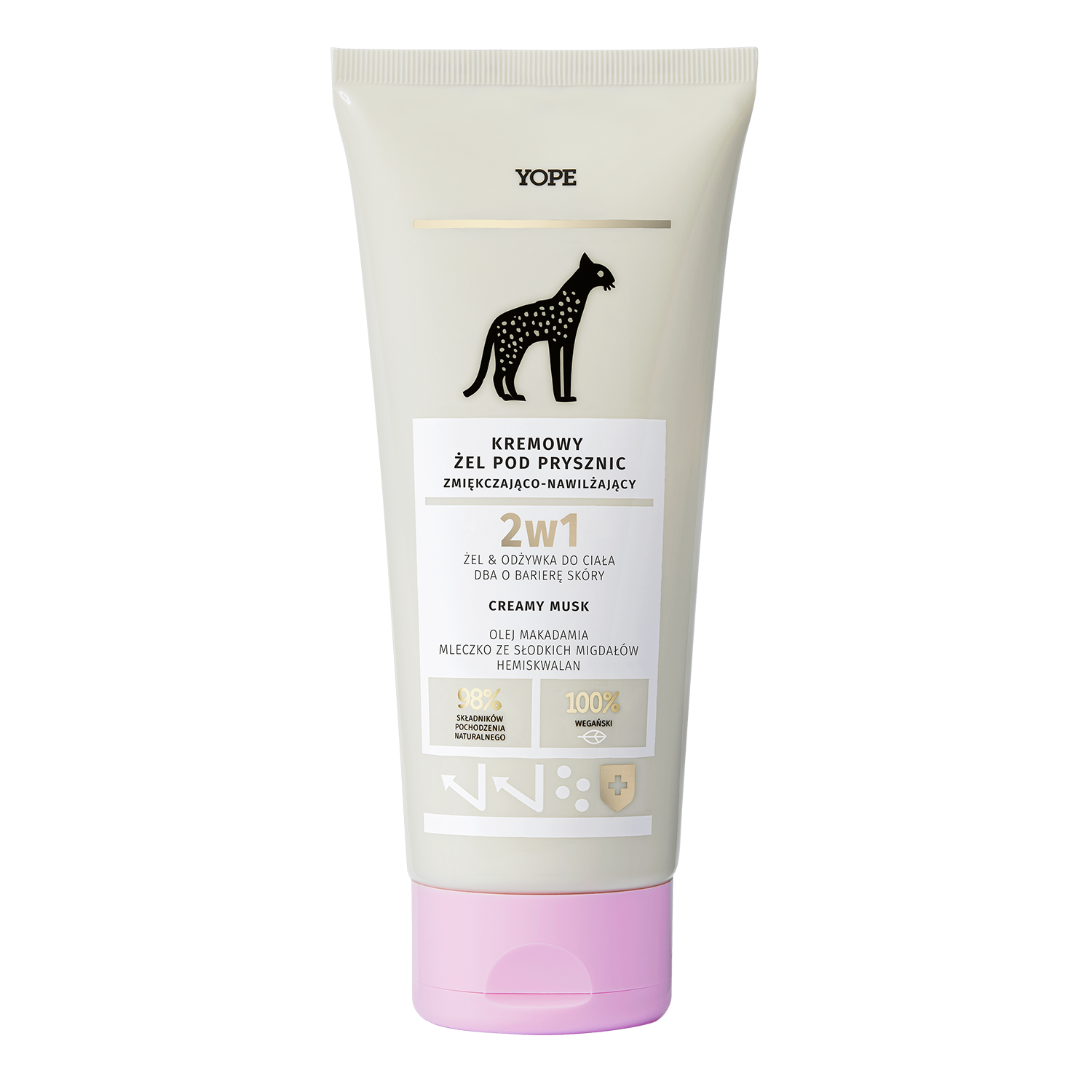 Nieznana Yope Creamy Musk, kremowy żel pod prysznic zmiękczająco-nawilżający, 200 ml — Inhaltsstoffe und Bewertung
