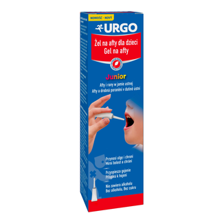 Urgo Junior, żel na afty dla dzieci, 8 ml - zdjęcie produktu