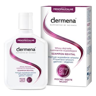 Dermena Revital, szampon hamujący wypadanie włosów, 200 ml - zdjęcie produktu