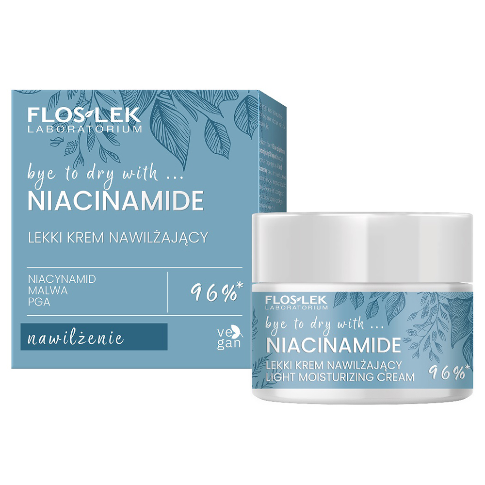 Flos-Lek Floslek Laboratorium Niacinamide, leicht Feuchtigkeitscreme, 50 ml