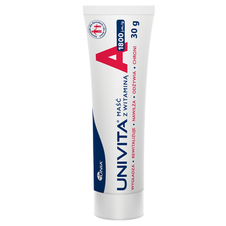 Univita maść z witaminą A 1800 j.m/g, 30 g USZKODZONE OPAKOWANIE - zdjęcie produktu