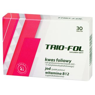 Trio-Fol, 30 tabletek USZKODZONE OPAKOWANIE - zdjęcie produktu