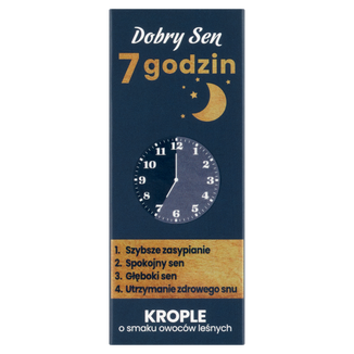 Dobry Sen 7 godzin, krople, smak owoców leśnych, 30 ml USZKODZONE OPAKOWANIE - zdjęcie produktu