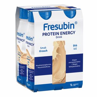 Fresubin Protein Energy Drink, preparat odżywczy, smak orzechowy, 4 x 200 ml USZKODZONE OPAKOWANIE Fresubin Protein Energy Drink, preparat odżywczy, smak orzechowy, 4 x 200 ml USZKODZONE OPAKOWANIE - zdjęcie produktu