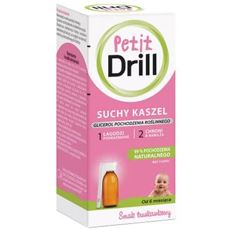 PetitDrill, syrop dla dzieci i niemowląt od 6 miesiąca, 125 ml USZKODZONE OPAKOWANIE - zdjęcie produktu