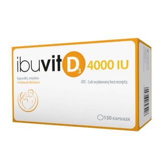 Ibuvit D3 4000 IU, 150 kapsułek - zdjęcie produktu