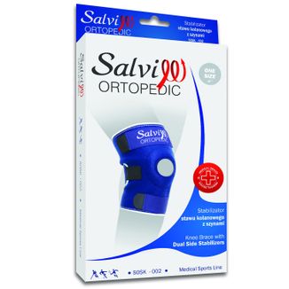 Salvi Ortopedic, stabilizator stawu kolanowego z szynami USZKODZONE OPAKOWANIE - zdjęcie produktu