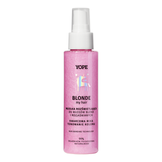 Yope Blonde My Hair, mgiełka rozświetlająca do włosów, kwarcowa, 100 ml - zdjęcie produktu