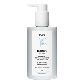 Yope Blonde My Hair, maska 2w1 do włosów blond i rozjaśnianych, 300 ml - zdjęcie produktu