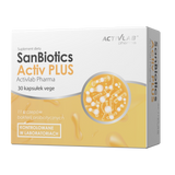 Activlab Pharma SanBiotics Activ Plus, 30 kapsułek vege - miniaturka zdjęcia produktu