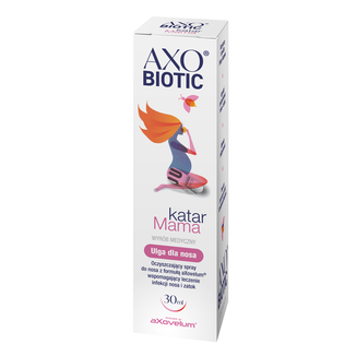 Axobiotic Katar Mama, oczyszczający spray do nosa, 30 ml KRÓTKA DATA Axobiotic Katar Mama, oczyszczający spray do nosa, 30 ml KRÓTKA DATA - zdjęcie produktu