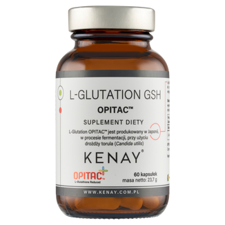 Kenay L-Glutation GSH Opitac, 60 kapsułek - zdjęcie produktu