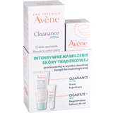 Zestaw Avene Cleanance Hydra krem łagodzący, 40 ml + Cicalfate+, regenerujący balsam do ust, 10 ml - miniaturka zdjęcia produktu