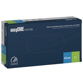 EasyCare Nitrile, rękawice nitrylowe, niejałowe, bezpudrowe, rozmiar L, 100 sztuk USZKODZONE OPAKOWANIE - zdjęcie produktu