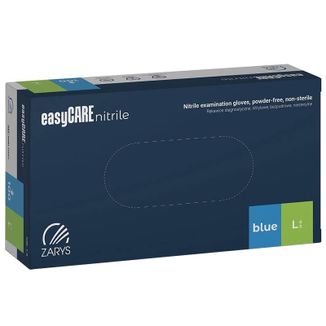 EasyCare Nitrile, rękawice nitrylowe, niejałowe, niepudrowane, rozmiar L, 100 sztuk - zdjęcie produktu