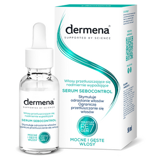 Dermena Sebocontrol, serum stymulujące odrastanie włosów, 50 ml USZKODZONE OPAKOWANIE - zdjęcie produktu