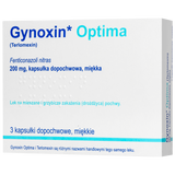 Gynoxin Optima 200 mg, 3 kapsułki dopochwowe miękkie (import równoległy) - miniaturka zdjęcia produktu