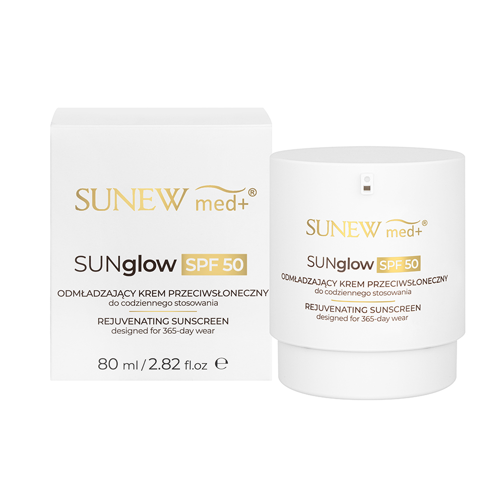 Nieznana Sunewmed+ Sunglow, odmładzający krem przeciwsłoneczny, SPF 50, 80 ml — Składniki i ocena