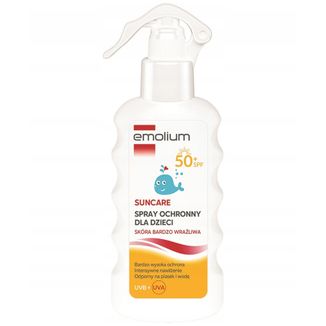 Emolium Suncare, spray ochronny dla dzieci od 1 roku życia, SPF 50+, 175 ml - zdjęcie produktu