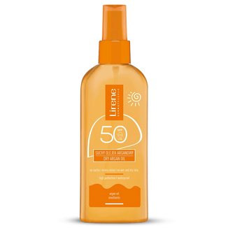 Lirene Sun, suchy olejek ochronny, arganowy, SPF 50, 150 ml Lirene Sun, suchy olejek ochronny, arganowy, SPF 50, 150 ml - zdjęcie produktu