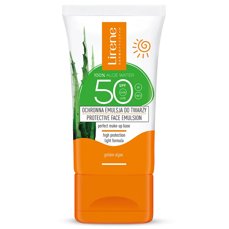 Lirene Lirene Sun, schützend Emulsion für das Gesicht, SPF 50, 50 ml — Inhaltsstoffe und Bewertung
