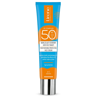 Lirene IR Complex, nawilżający krem ochronny do twarzy, SPF 50, 50 ml USZKODZONE OPAKOWANIE - zdjęcie produktu