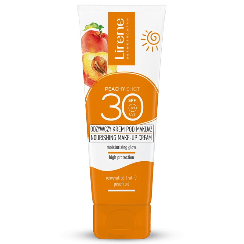 Lirene Lirene Peachy Shot, pflegend Creme für Make-up, SPF 30, 50 ml — Inhaltsstoffe und Bewertung