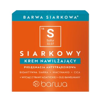 Barwa Siarkowa, siarkowy krem nawilżający, 50 ml - zdjęcie produktu