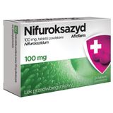 Nifuroksazyd Aflofarm 100 mg, 24 tabletki powlekane KRÓTKA DATA - miniaturka zdjęcia produktu