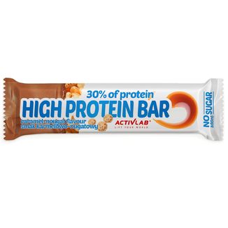 Activlab High Protein, baton nugatowo-karmelowy, 46 g KRÓTKA DATA - zdjęcie produktu