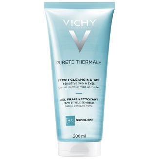 Vichy Purete Thermale, odświeżający żel do mycia twarzy, 200 ml - zdjęcie produktu