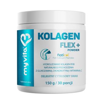 MyVita Kolagen Flex+, smak cytrusowy, 150 g - zdjęcie produktu