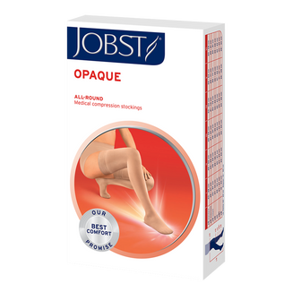 Jobst Opaque, pończochy uciskowe, CCL2, zamknięte palce, rozmiar 3, naturalne - zdjęcie produktu