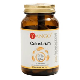 Yango Colostrum 40% IgG, 90 kapsułek - zdjęcie produktu