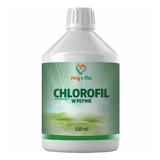 MyVita Chlorofil w płynie, 500 ml - zdjęcie produktu