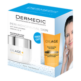 Zestaw Dermedic Oilage, krem na dzień, 50 ml + olejowy syndet do mycia, 25 ml gratis - miniaturka zdjęcia produktu