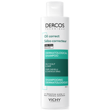 Vichy Dercos Oil Correct, szampon normalizujący, włosy przetłuszczające się, 200 ml USZKODZONE OPAKOWANIE - miniaturka zdjęcia produktu