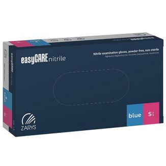 EasyCare Nitrile, rękawice nitrylowe, niejałowe, bezpudrowe, rozmiar S, 100 sztuk - zdjęcie produktu