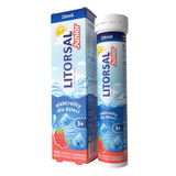 Zdrovit Litorsal Junior, od 3 lat, 20 tabletek musujących USZKODZONE OPAKOWANIE - miniaturka zdjęcia produktu