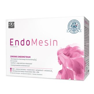 EndoMesin, 60 kapsułek twardych + 60 kapsułek miękkich USZKODZONE OPAKOWANIE - zdjęcie produktu