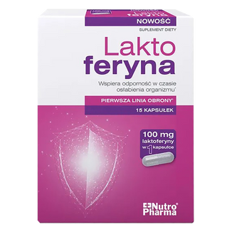 Nutropharma Laktoferyna, 15 kapsułek - zdjęcie produktu