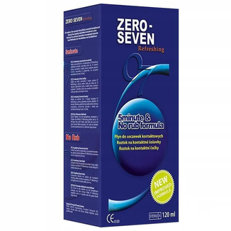 Płyn do soczewek Zero-Seven Refreshing, 120 ml - zdjęcie produktu