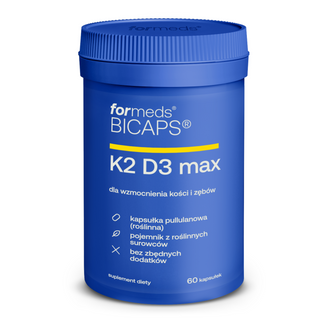 ForMeds Bicaps K2 D3 Max, 60 kapsułek - zdjęcie produktu