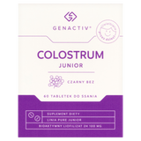 Genactiv Colostrum Junior Czarny Bez, od 3 lat, 60 tabletek do ssania USZKODZONE OPAKOWANIE - miniaturka zdjęcia produktu